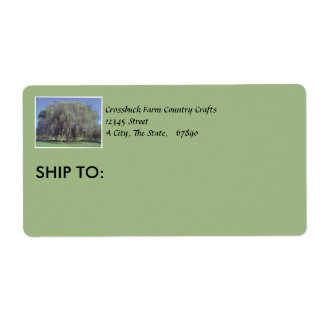Crossbuck Farm Country Crafts  SHIPPING Label