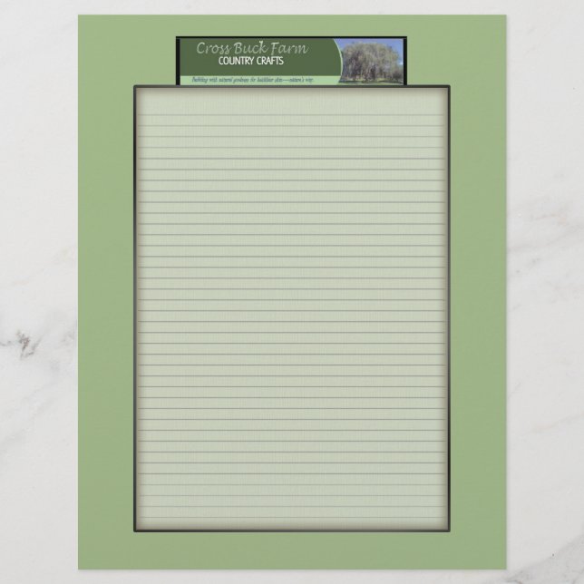Crossbuck Farm Product Formula Sheets (Front)