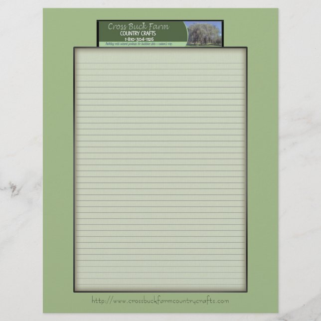 Crossbuck Farm Product Formula Sheets w/text Letterhead (Front)