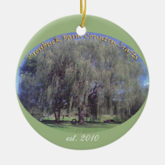 Crossbuck Farm Willow_Tree, est. 2010 Ceramic Tree Decoration