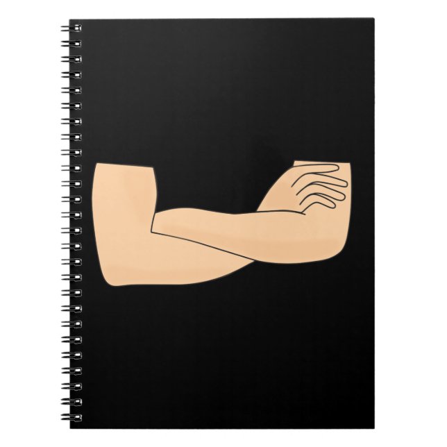 Crossed arms notebook (Front)