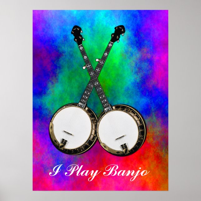 CROSSED BANJOS-POSTER POSTER (Front)