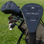 Crossed Clubs Golf Club Name Golf Head Cover<br><div class="desc">Create your own Crossed Clubs Golf Club Name Golf Head Cover! Personalise this design with your own text. You can further customise this design by selecting the "Edit Details" button if desired.</div>