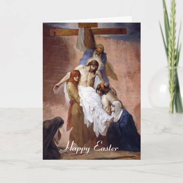 crossed easter holiday card (Front)