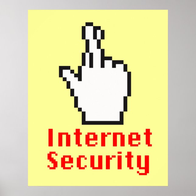 Crossed Fingers Cursor Poster (Front)