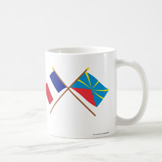 Crossed flags of France and Réunion (Proposed) Coffee Mug