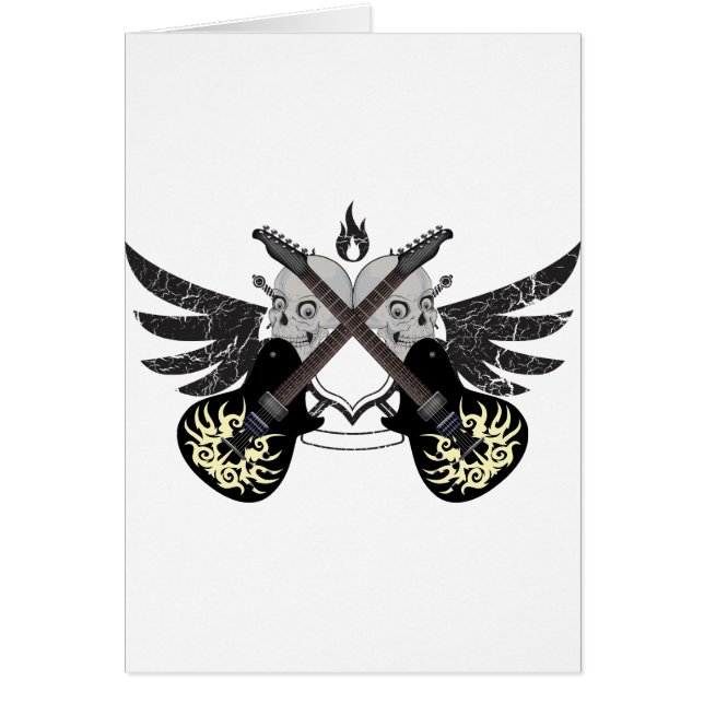 Crossed Guitars and Skulls (Front)
