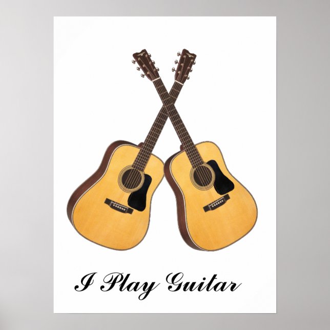 CROSSED GUITARS-POSTERS POSTER (Front)