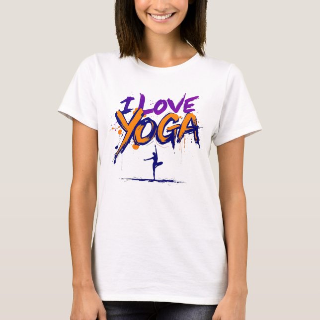  Crossed Hearts Yoga Tee (Front)