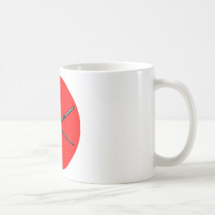 Crossed Japanese Katana Coffee Mug