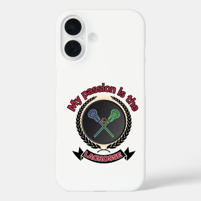 Crossed Lacrosse Sticks Ball Passion Sport Game Case-Mate iPhone Case (Back)