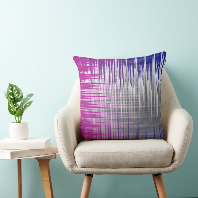 crossed lines cushion (Chair)