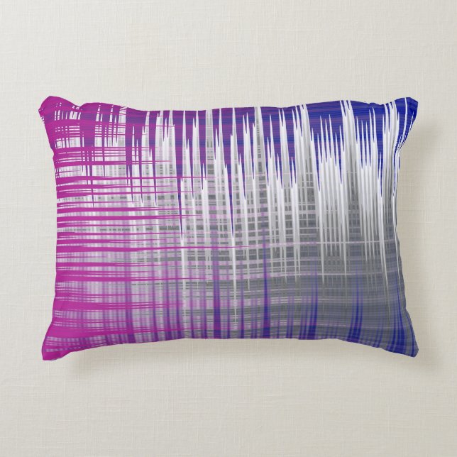 crossed lines decorative cushion (Front)