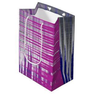 crossed lines medium gift bag