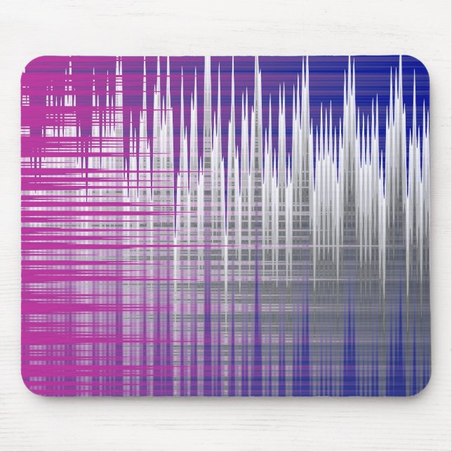 crossed lines mouse mat (Front)