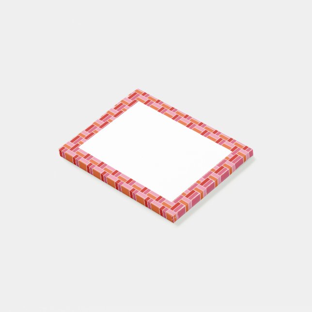Crossed Lines Post-it Notes (Angled)