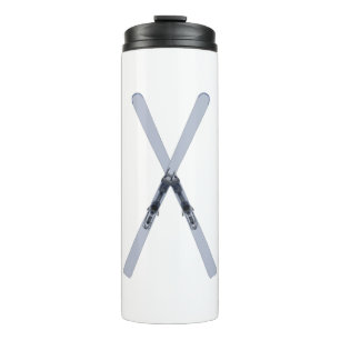 Crossed Ski Thermal Tumbler