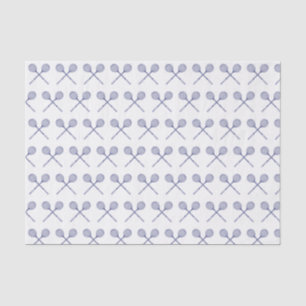 Crossed Squash Racquets Blue Tissue Paper