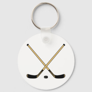 Crossed Sticks Key Ring