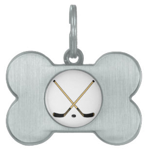 Crossed Sticks Pet Tag