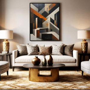 Crossed Structures Canvas Print