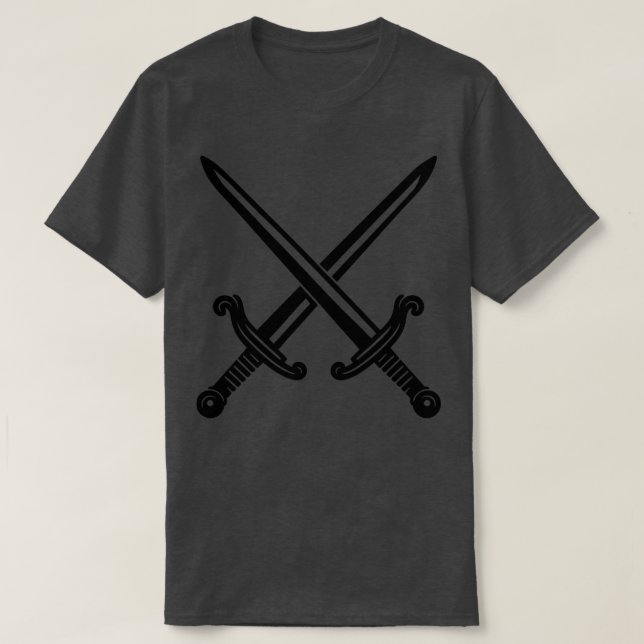 Crossed Swords T-Shirt (Design Front)