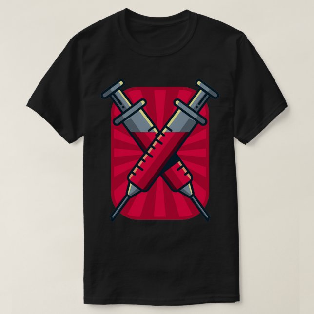 Crossed syringes 1 T-Shirt (Design Front)