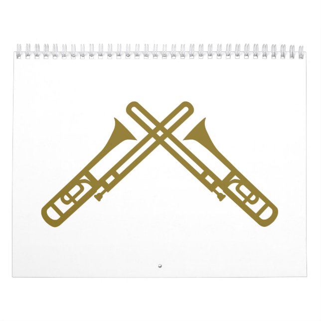 Crossed Trombone Calendar (Cover)