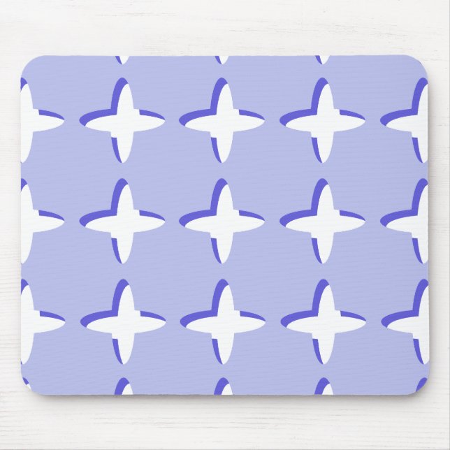 Crosses Pattern Mouse Mat (Front)