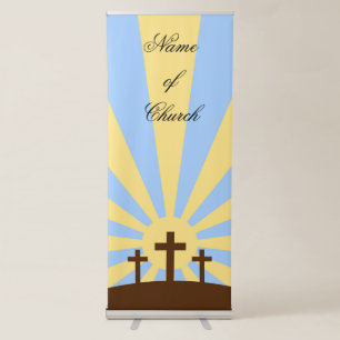Crosses Retractable Banner