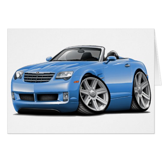 Crossfire Lt Blue Convertible Card