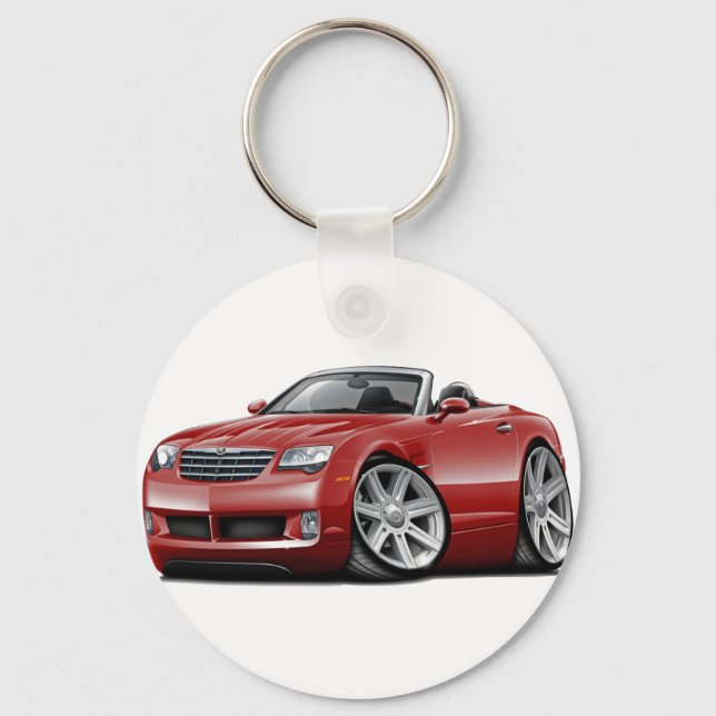 Crossfire Maroon Convertible Key Ring (Front)