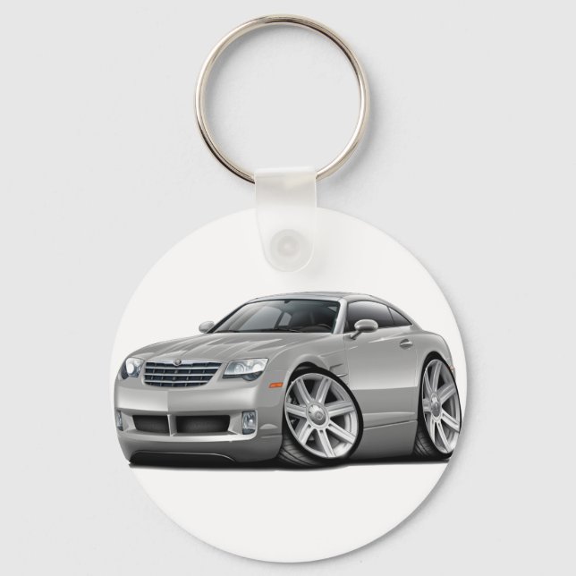 Crossfire Silver Car Key Ring (Front)