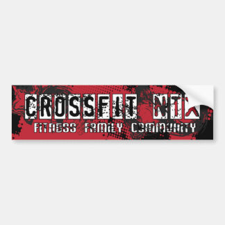CrossFit NTX Bumper Sticker Red/Black
