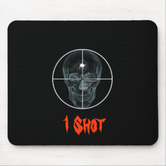 Crosshair Skull 2, 1 Shot Mouse Mat