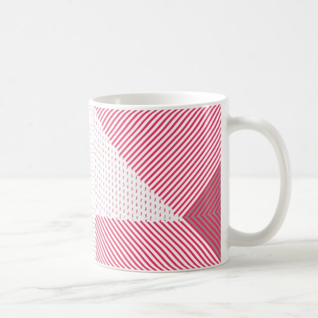 Crosshatch Op Art Coffee Mug (Right)