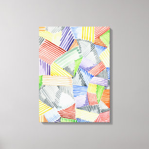 Crosshatch Quilt I Canvas Print