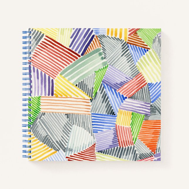Crosshatch Quilt I Notebook (Front)