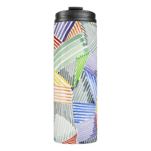 Crosshatch Quilt I Thermal Tumbler
