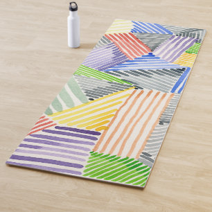 Crosshatch Quilt I Yoga Mat