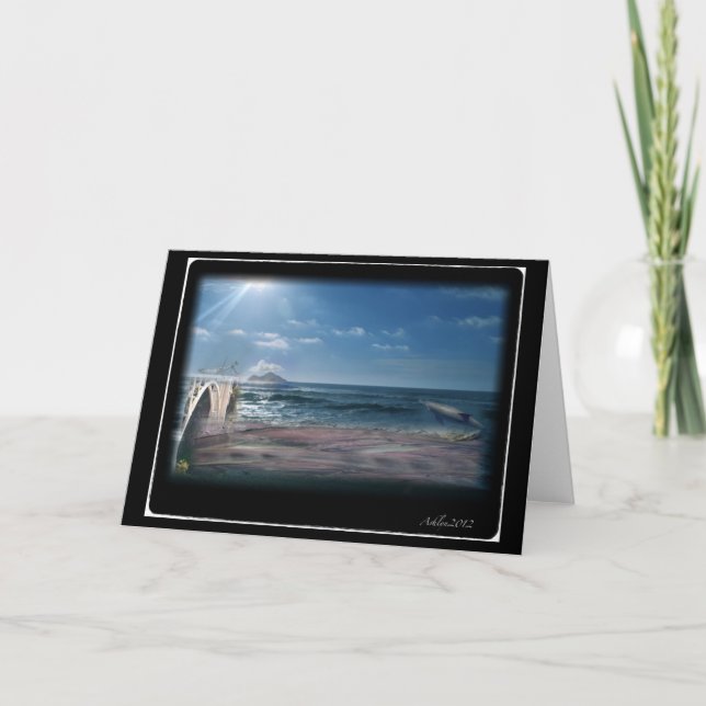 Crossing, a blank card (Front)