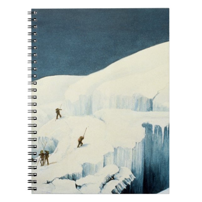Crossing a Ravine, from 'A Narrative of an Ascent Notebook (Front)