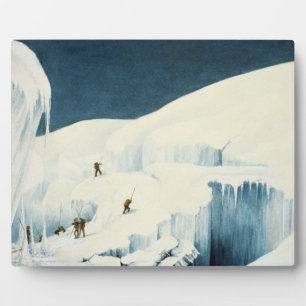 Crossing a Ravine, from 'A Narrative of an Ascent Plaque