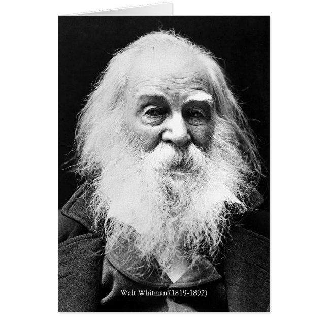 "Crossing Brooklyn Ferry" Walt Whitman NYC Poem (Front)