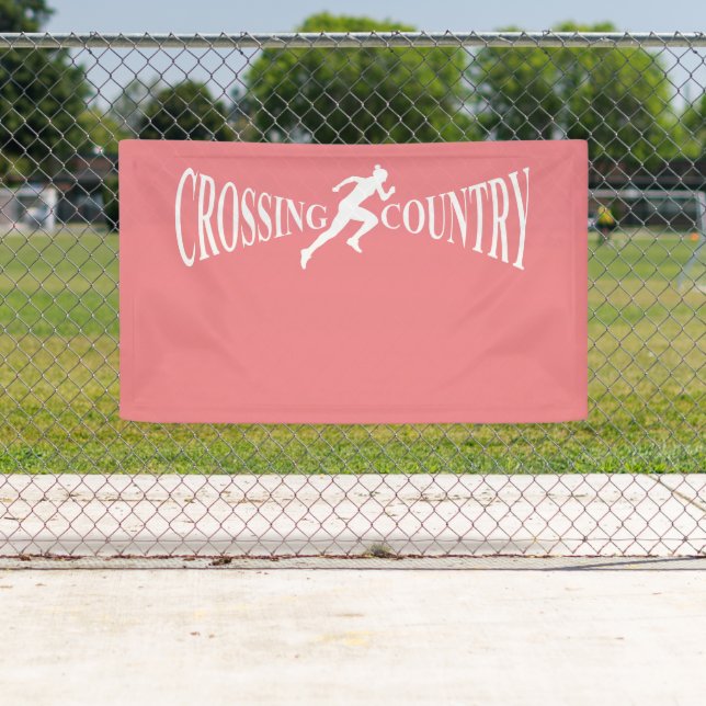 Crossing country banner (Insitu)