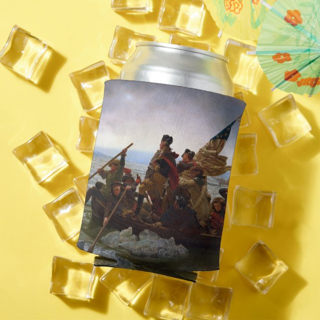 Crossing Delaware 1776: General George Washington Can Cooler (In Situ Summer)