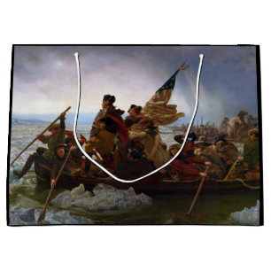 Crossing Delaware 1776: General George Washington Large Gift Bag