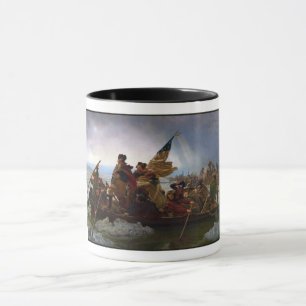 Crossing Delaware 1776: General George Washington Mug