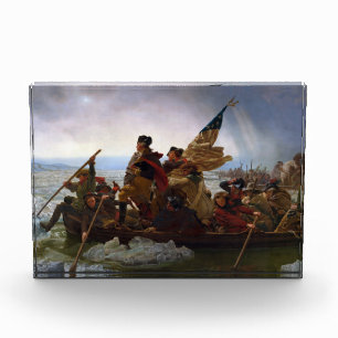 Crossing Delaware 1776: General George Washington Photo Block