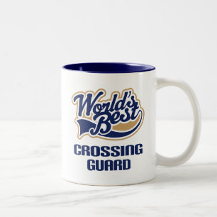 Crossing Guard Gift (Worlds Best) Two-Tone Coffee Mug